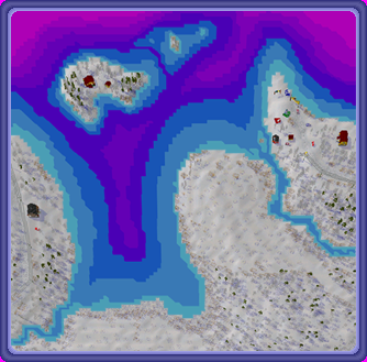 Haapolahti, depth map