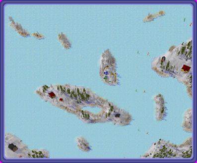 Koivusaaren matalikko, mini map