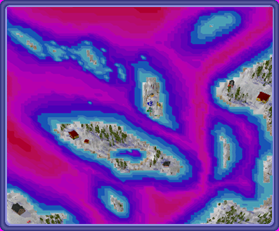 Koivusaaren matalikko, depth map
