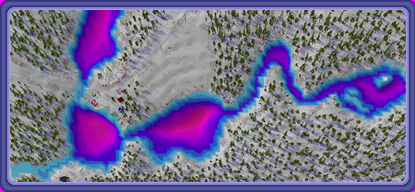 Lahnalammet, depth map