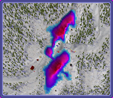 Niemisjärvet, depth map