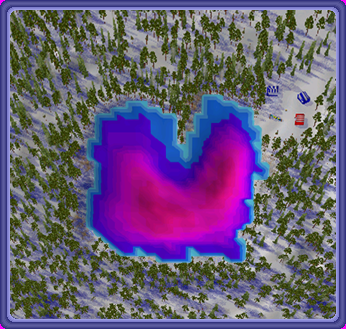 Särkijärvi, depth map