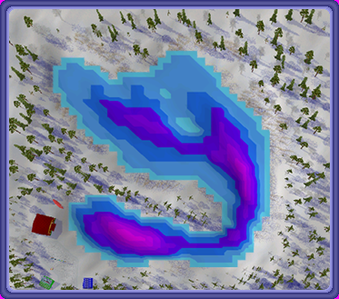 Viitalampi, depth map
